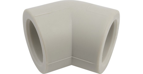 Колено ПП 25х45 сер. FV Plast