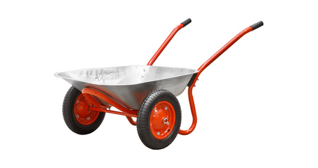 Тачка садовая ECO WB153-2 (80л, 150кг, 2 пневмоколеса 3.25-8)