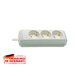 Удлинитель 1.5м (3 роз., 3.3кВт, с/з, ПВС) белый Brennenstuhl Eco-Line