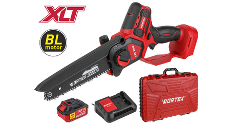 Аккум. мини-пила WORTEX CEC 2018 в чем. ALL1 XLT SET БЕСЩЕТ., 18 В, 20 см
