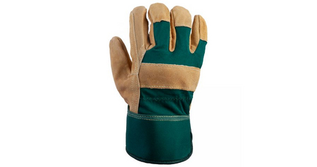 Перчатки спилковые комбинированные, XL, коричневый/зелёный, Jeta Safety