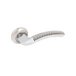 Ручка дверная 26 SN/CP мат.никель/хром квадрат 140мм СТАНДАРТ