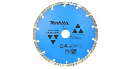 Алмазный круг 180х22,23 мм по бетону сегмент. Турбо MAKITA