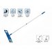 Швабра для пола с насадкой из микрофибры, синяя, PERFECTO LINEA