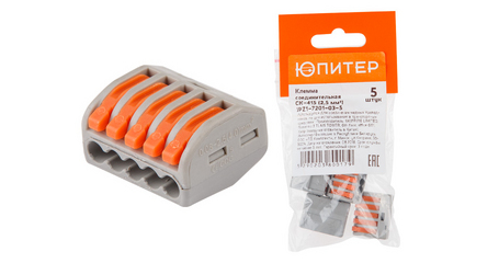 Клемма соединительная СК-415 (2.5 мм2) (5 шт) ЮПИТЕР