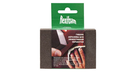 Губка абразивная 98х69х26мм Р80 Block ZF Flexifoam
