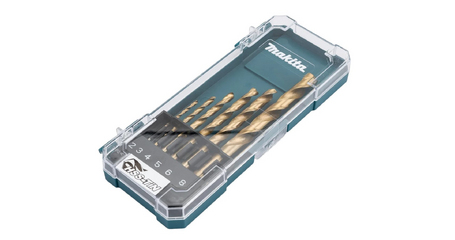 Набор сверл по металлу HSS-TiN Economy 6 шт, 2-8 мм MAKITA