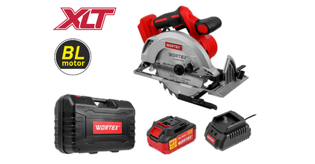 Аккум. циркулярная пила WORTEX CCS 1819-1 в чем. ALL1 XLT SET БЕСЩЕТ., 18 В, 185 мм, до 63 мм