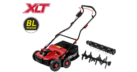 Аккум. аэратор-скарификатор WORTEX CAE 3736 ALL1 XLT SOLO БЕСЩЁТ.ДВИГ., 18В+18В, шир. 37 см