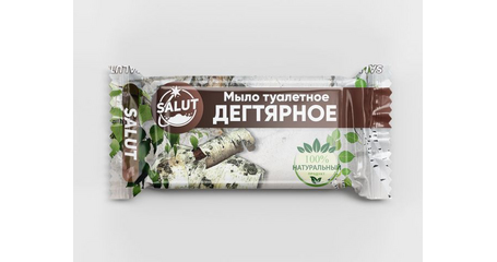 Мыло туалетное ДЕГТЯРНОЕ 100 г, в цв. обертке