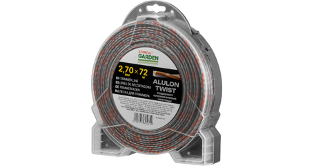 Леска ф 2.7 мм х 72 м витой квадрат сеч. ALULON TWIST STARTUL GARDEN