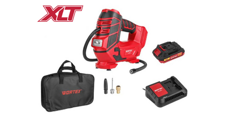 Аккум. компрессор WORTEX CTI 1811 в кор. ALL1 XLT SET 18 В, 11 бар, 12 л/мин, 1х2 А*ч, зу