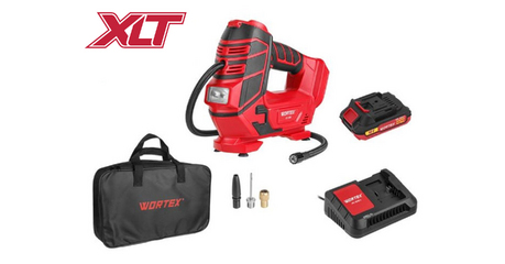 Аккум. компрессор WORTEX CTI 1811 в кор. ALL1 XLT SET 18 В, 11 бар, 12 л/мин, 1х2 А*ч, зу