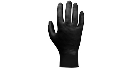 Перчатки нитриловые, р-р 10/XL, черные, уп. 5 пар,  JetaSafety