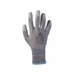 Перчатки нейлон, полиуретановое неполн. покрытие, р.XL, cерые, Jeta Safety