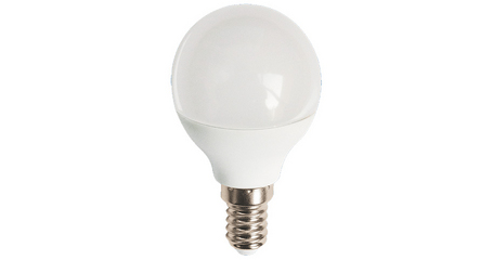 Лампа светодиодная G45 ШАР 8Вт PLED-LX 220-240В Е14 3000К JAZZWAY