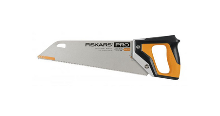 Ножовка по дереву PowerTooth 380мм 9 зубьев на дюйм FISKARS