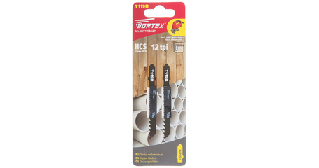Пилка лобз. по дереву T119B (2 шт.) WORTEX