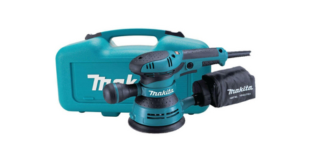 Эксцентриковая шлифмашина MAKITA BO 5041 K в чем.