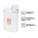 Контейнер для круп (2 кг) с мерным стаканом, серия Handy, PERFECTO LINEA