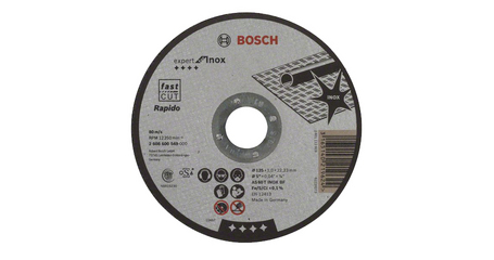 Круг отрезной 125х1.0x22.2 мм для нерж. стали Expert BOSCH