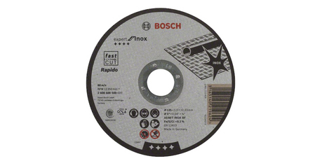 Круг отрезной 125х1.0x22.2 мм для нерж. стали Expert BOSCH