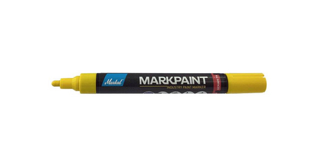 Маркер промышл. перманентный на основе жидк. краски MARKAL MARKPAINT ЖЕЛТЫЙ