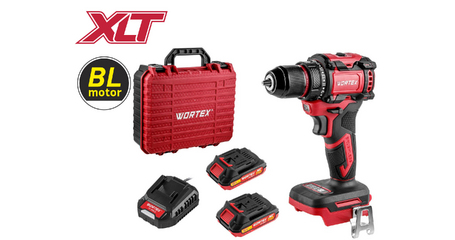 Аккум. дрель-шуруповерт WORTEX BD 2025 DLi в чем. ALL1 XLT БЕСЩЕТ, 18 В, 50 Н*м, 2х2 А*ч, БЗП 10 мм
