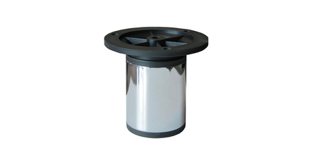 Опора мебельная круглая d50 80-100 мм, хром STARFIX