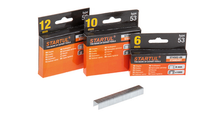 Скобы  10мм тип 53 (1000шт) STARTUL STANDART (ST4502-10)