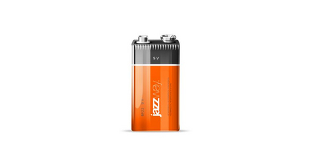 Батарейка 6F22 9V солевая крона Jazzway