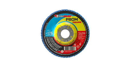 Круг лепестковый 125х22мм А80 плоск. КЛТ1 PROM CERAMIC LUGAABRASIV