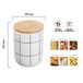 Банка для сыпучих продуктов керамическая, 750 мл, Bella, PERFECTO LINEA