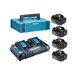 Комплект аккумулятор LXT 18.0 В BL1840B 4 шт. + зарядное устройство DC18RD в кейсе