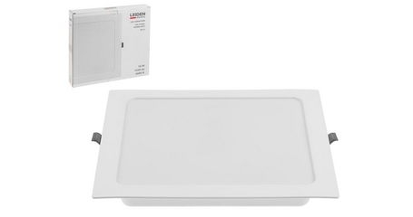 Светильник светодиодный встраиваемый квадрат 18 Вт 4000К, IP44 RS-S LEIDEN ELECTRIC