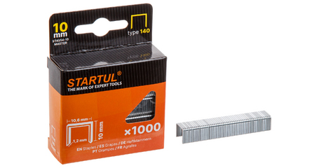 Скобы  10мм тип 140 (1000шт) STARTUL MASTER (ST4554-10)