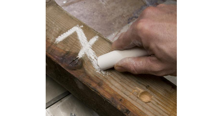 Мелок для маркировки MARKAL RAILROAD CHALK КРАСНЫЙ