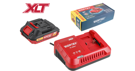 Набор аккумулятор 2 А*ч и зарядное устройство 1х2 А WORTEX ALL1 XLT в кор. SET