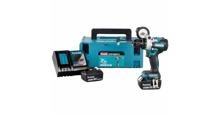 Аккум. ударная дрель-шуруповерт MAKITA LXT DHP 486 RTJ в кейсе