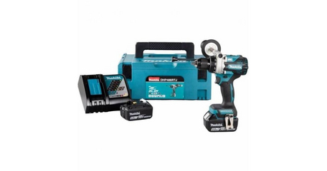 Аккум. ударная дрель-шуруповерт MAKITA LXT DHP 486 RTJ в кейсе