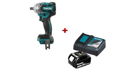 Аккум. ударный гайковерт MAKITA DTW 285 Z в кор. + АКЦИЯ АКБ BL1830 и ЗУ DC18RC