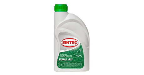 Антифриз Sintec-40 G11 Euro (зеленый) 1кг