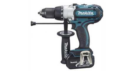 Аккум. ударная дрель-шуруповерт MAKITA LXT DHP 451 RFE в чем.