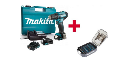 Аккум. дрель-шуруповерт MAKITA CXT DF 333 DWAE в чем. + АКЦИЯ (набор насадок E-03084)