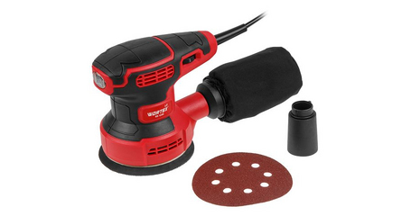 Эксцентриковая шлифмашина WORTEX LX RS 1230 в кор. 280 Вт, 125 мм, 6000-13000 об/мин